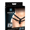 Hookup Panties Crotchless Secret Gem Black XL-XXL