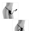 Hookup Panties Crotchless Secret Gem Black XL-XXL