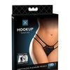 Hookup Panties Crotchless Pleasure Pearls Black S-L