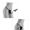 Hookup Panties Crotchless Pleasure Pearls Black S-L