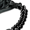 Hookup Panties Crotchless Pleasure Pearls Black XL-XXL
