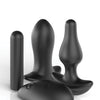 Hookup Panties Remote Triple Teaser Black S-L