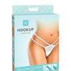 Hookup Panties Remote Bow Tie G String White S-L
