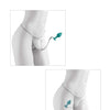 Hookup Panties Crotchless Secret Gem White S-L