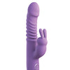 Fantasy for Her Ultimate Thrusting Silicone Rabbit - Purple