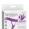 Fantasy For Her Ultimate G-Spot Butterfly Strap On - Purple