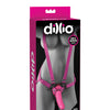 Dillio 7" Strap-On Suspender Harness Set - Pink