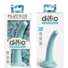 Dillio Platinum 5" Curious Five Silicone Dildo - Teal