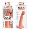 Dillio Platinum 6" Secret Explorer Silicone Dildo - Peach