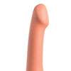 Dillio Platinum 6" Big Hero Silicone Dildo - Peach
