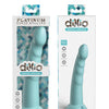Dillio Platinum 7" Slim Seven Silicone Dildo - Teal