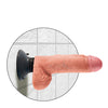 King Cock 7" Vibrating Cock w/Balls - Flesh