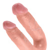 King Cock Medium Double Trouble - Flesh