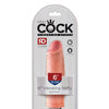 King Cock  6" Vibrating Stiffy - Flesh
