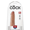 King Cock 6" Cock w/Balls