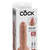 King Cock 6" Uncut Dildo - Flesh