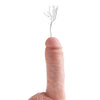 King Cock 8" Squirting Cock w/Balls - Flesh
