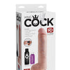King Cock 10" Squirting Cock w/Balls - Flesh