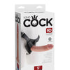 King Cock Strap On Harness w/9" Cock - Flesh