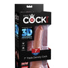 King Cock Plus 7" Triple Density Cock - Tan