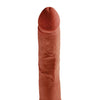 King Cock Plus 8" Triple Density Cock - Brown