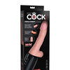 King Cock Plus Thrusting, Warming & Vibrating  6.5" Triple Threat Dong