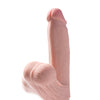 King Cock Plus 7" Triple Density Cock w/Swinging Balls - Ivory