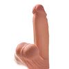 King Cock Plus 7" Triple Density Cock w/Swinging Balls - Tan