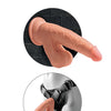 King Cock Plus 7" Triple Density Cock w/Swinging Balls - Tan