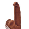 King Cock Plus 8" Triple Density Cock w/Swinging Balls - Brown