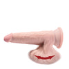 King Cock Plus 9" Triple Density Cock w/Swinging Balls - Ivory