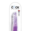 King Cock Clear 8" Cock - Purple