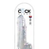 King Cock Clear 9" Cock w/Balls - Clear