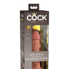 King Cock Elite 6" Dual Density Silicone Cock - Tan