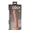 King Cock Elite 7" Dual Density Silicone Cock - Light
