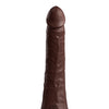 King Cock Elite 7" Dual Density Silicone Cock - Brown