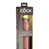 King Cock Elite 9" Dual Density Silicone Cock - Light