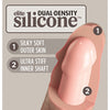 King Cock Elite 9" Dual Density Silicone Cock - Light