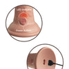 King Cock Elite 6" Dual Density Vibrating Silicone Cock - Light