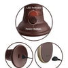 King Cock Elite 7" Dual Density Vibrating Silicone Cock w/Remote - Brown