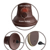 King Cock Elite 9" Dual Density Vibrating Silicone Cock w/Remote - Brown