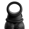 King Cock Elite The Crown Jewels Vibrating Swinging Balls - Black