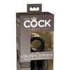 King Cock Elite The Crown Jewels Weighted Swinging Balls - Black