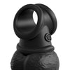 King Cock Elite The Crown Jewels Weighted Swinging Balls - Black