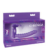 Fantasy C-Ringz Silicone Double Pene Rabbit - Purple