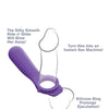 Fantasy C-Ringz Ride N' Glide Couples Ring - Purple