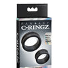 Fantasy C-Ringz Max Width Silicone Rings - Black