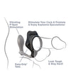 Fantasy C-Ringz Rock Hard Ass-Gasm Vibrating Ring - Black