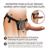King Cock Elite Comfy Body Dock Strap On Harness - Black