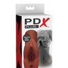 PDX Plus Perfect Pussy Double Stroker - Brown